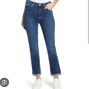 HUDSON Blair High Rise Straight Crop Jeans